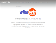 Tablet Screenshot of pemanasair-wika.com